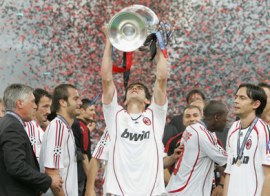 Kaka Win Champions League with AC Milan