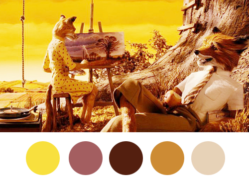 Fantastic Mr. Fox (2009) colors palette