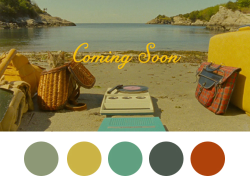 Moonrise Kingdom (2012) Colors Palette