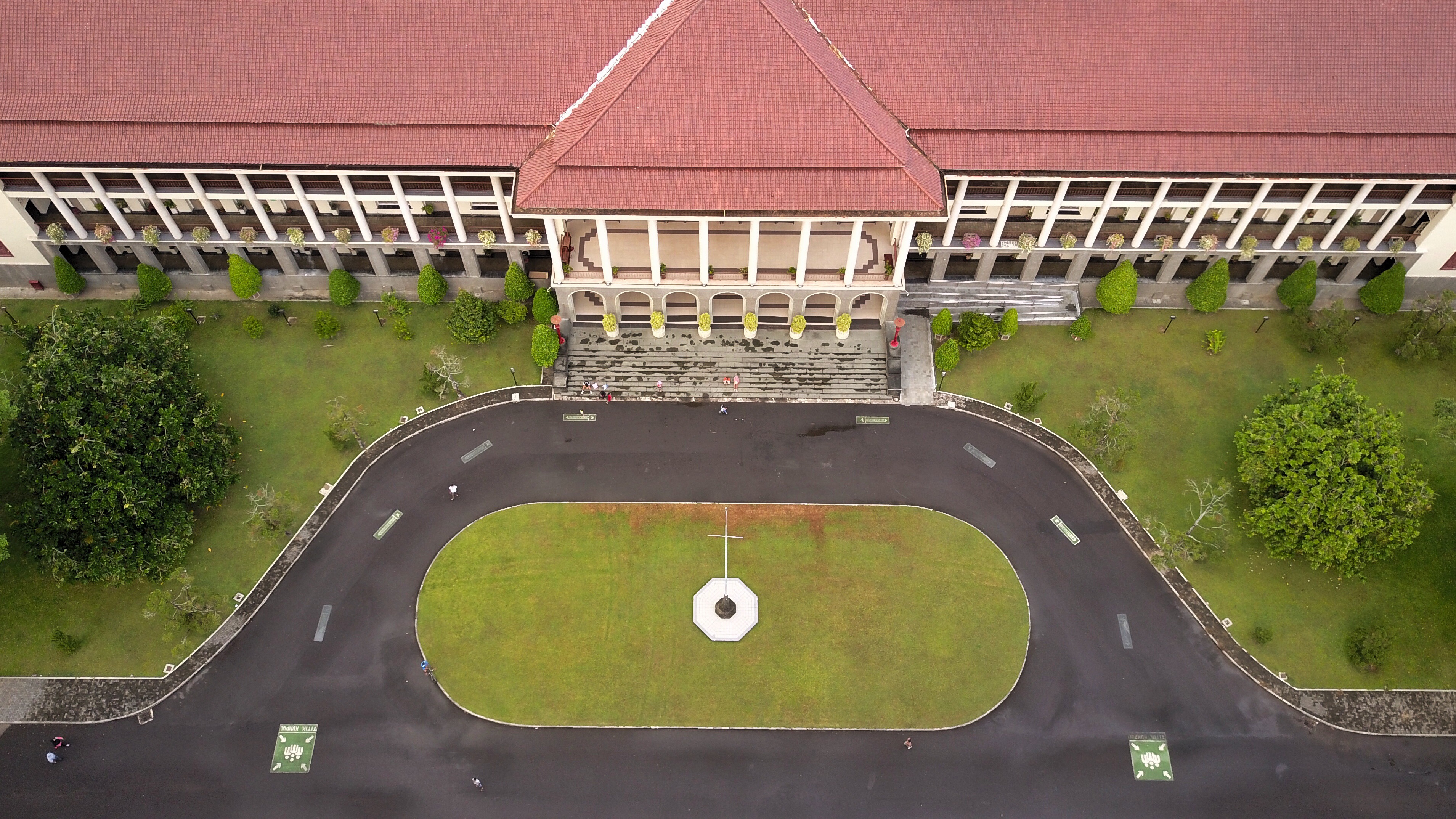Bird eye view of Gedung Pusat Plaza