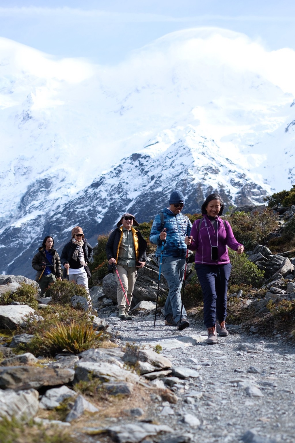 Trekking on Hooker&nbsp;Valley