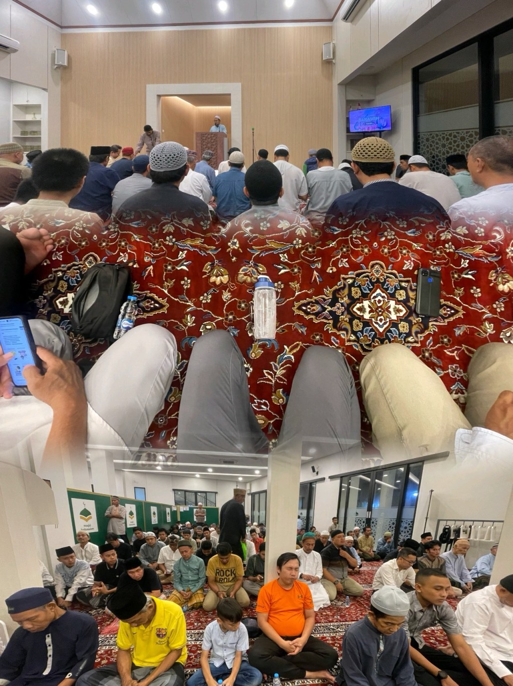 Tarawih di Masjid Usai&nbsp;Renovasi
